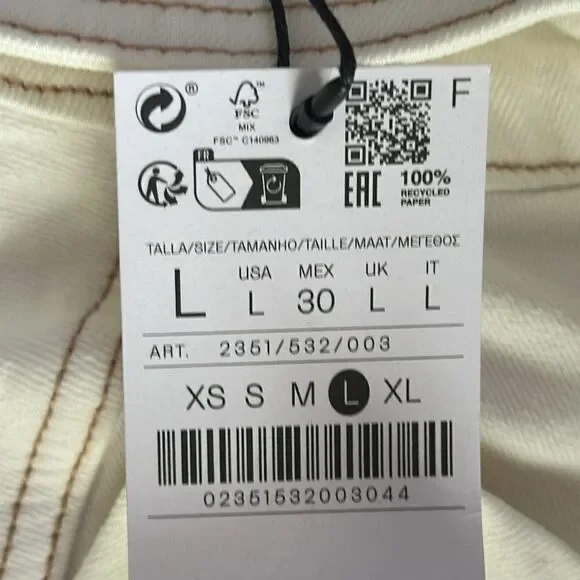 STRADIVARIUS | White | DENIM JUMPSUIT - Picture 7 of 10